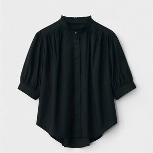 Rag & Bone Jordan Classic Cotton Poplin Top Size M